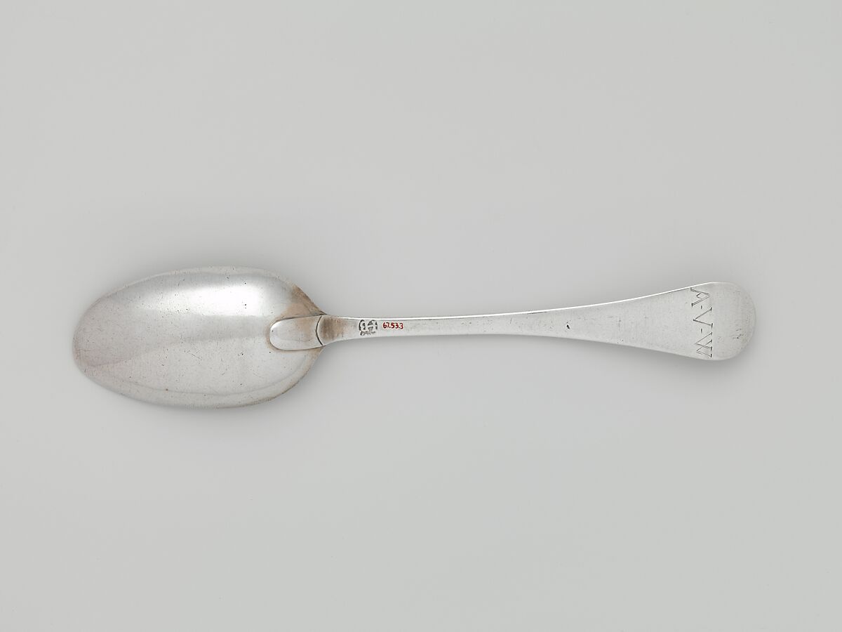 Spoon, Henricus Boelen (1697–1755), Silver, American