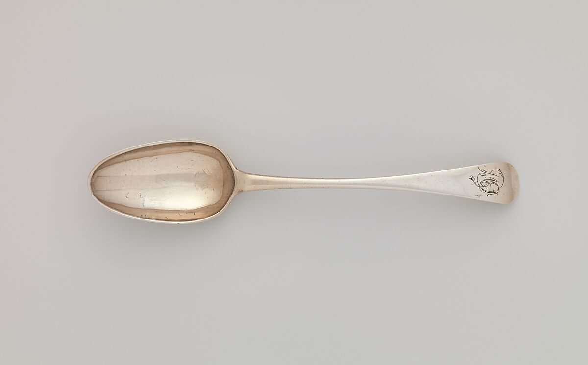 Spoon, Joseph Moulton (1724–1795), Silver, American