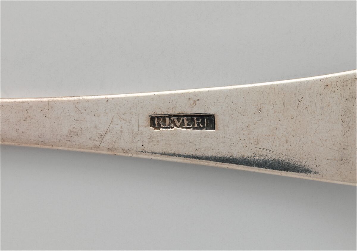 Spoon, Paul Revere Jr. (American, Boston, Massachusetts 1734–1818 Boston, Massachusetts), Silver, American