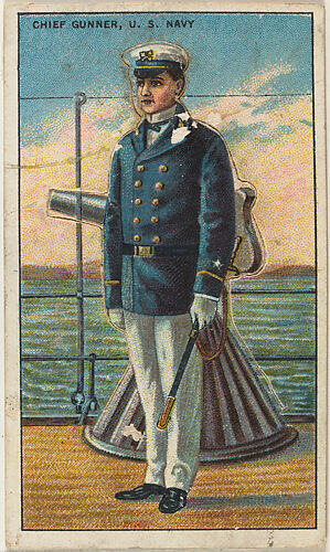 U.S. Navy Chief Gunner, from the 