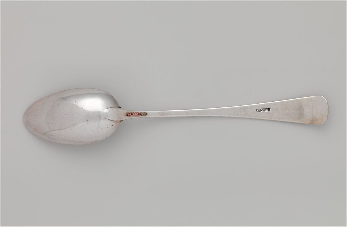 Spoon, Paul Revere Jr. (American, Boston, Massachusetts 1734–1818 Boston, Massachusetts), Silver, American