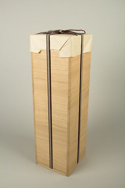 Vessel with dripping black ink patterns (Sumi nagashi tsubo), Kondō Yutaka (Japanese, 1932–1983), Stoneware with white slip and black glaze, Japan