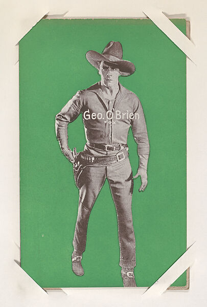 Geo. O'Brien from Western Stars or Scenes Exhibit Cards series (W412), Commercial color photolithograph 