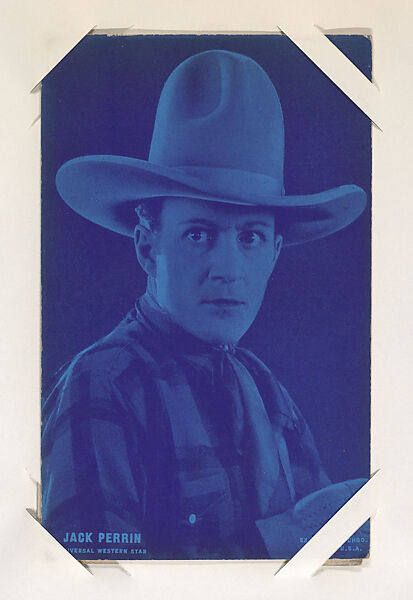 Jack Perrin from Western Stars or Scenes Exhibit Cards series (W412), Exhibit Supply Company, Commercial color photolithograph 
