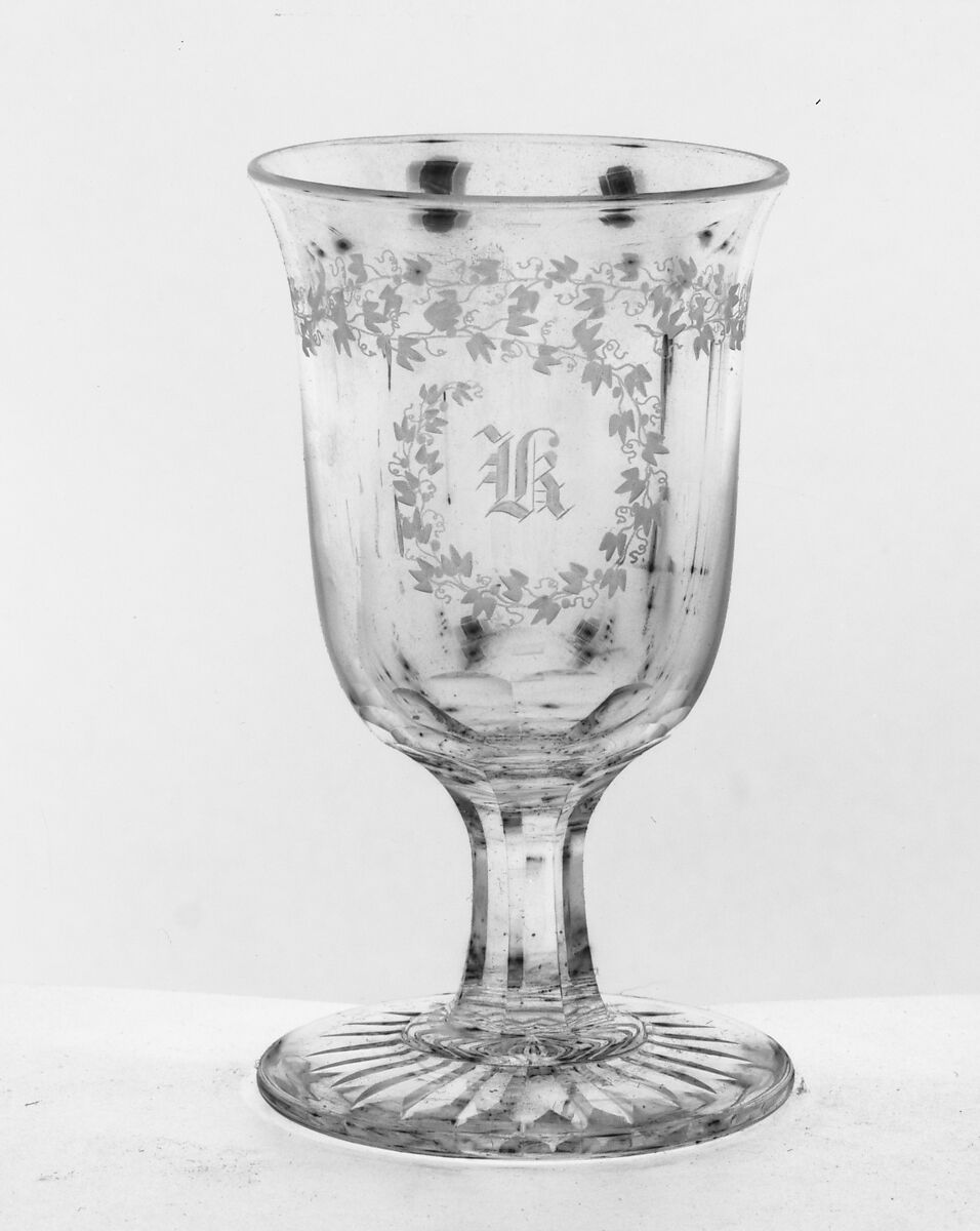 Spoon Holder, Boston &amp; Sandwich Glass Company (American, 1825–1888, Sandwich, Massachusetts), Blown glass, American 