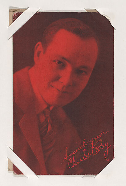 Charles Ray from Movie Stars Exhibit Cards series (W401), Commercial color photolithograph 