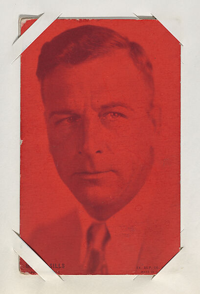 Milton Sills from Movie Stars Exhibit Cards series (W401), Exhibit Supply Company, Commercial color photolithograph 