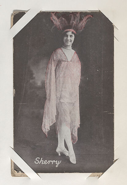 Sherry from Actress series (W423), Commercial photolithograph 