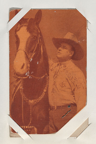 Roy Stewart from Western Stars or Scenes Exhibit Cards series (W412), Exhibit Supply Company, Commercial color photolithograph 