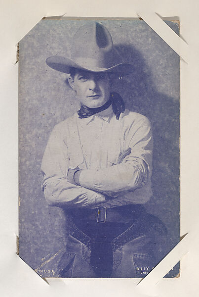 Billy Sullivan from Western Stars or Scenes Exhibit Cards series (W412), Commercial color photolithograph 