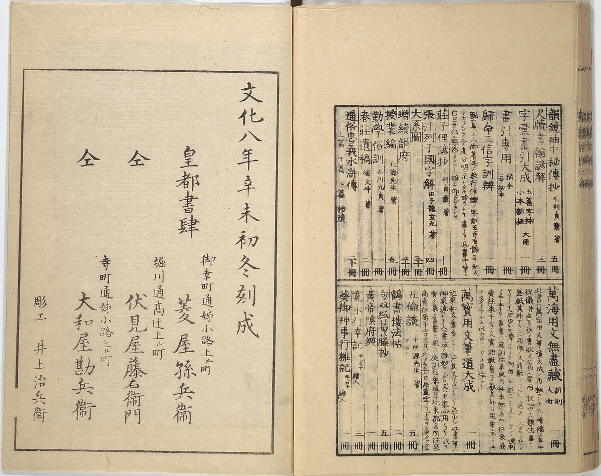 Guide to Chinese Painting, Second Series (Kanga shinan nihen), Illustrations by Kawamura Bunpō (Japanese, 1779–1821), Set of three woodblock printed books; ink and color on paper, Japan