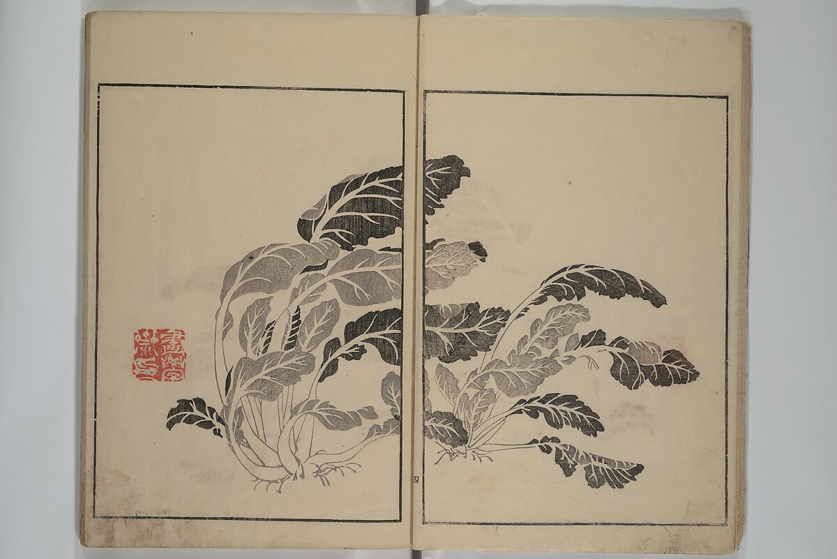 Shazanrō (Bunchō) Picture Book (Shazanrō ehon 寫山樓畫本), Tani Bunchō 谷文晁 (Japanese, 1763–1840), Woodblock-printed book; ink and color on paper, Japan