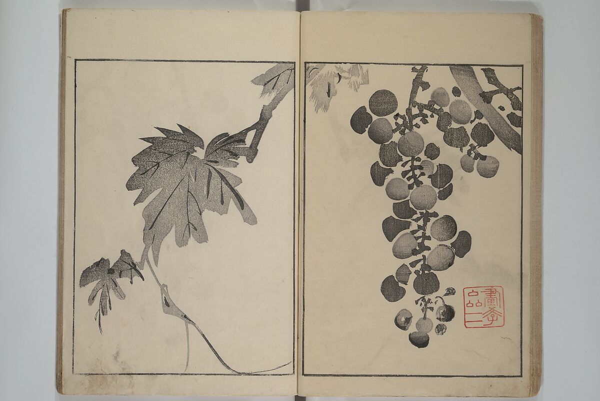Shazanrō (Bunchō) Picture Book (Shazanrō ehon 寫山樓畫本), Tani Bunchō 谷文晁 (Japanese, 1763–1840), Woodblock-printed book; ink and color on paper, Japan