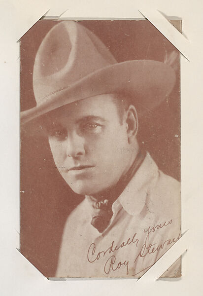 Roy Stewart from Western Stars or Scenes Exhibit Cards series (W412), Commercial color photolithograph 
