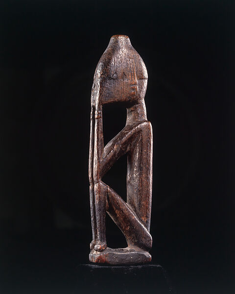 Seated Figure, Wood, Dogon peoples 