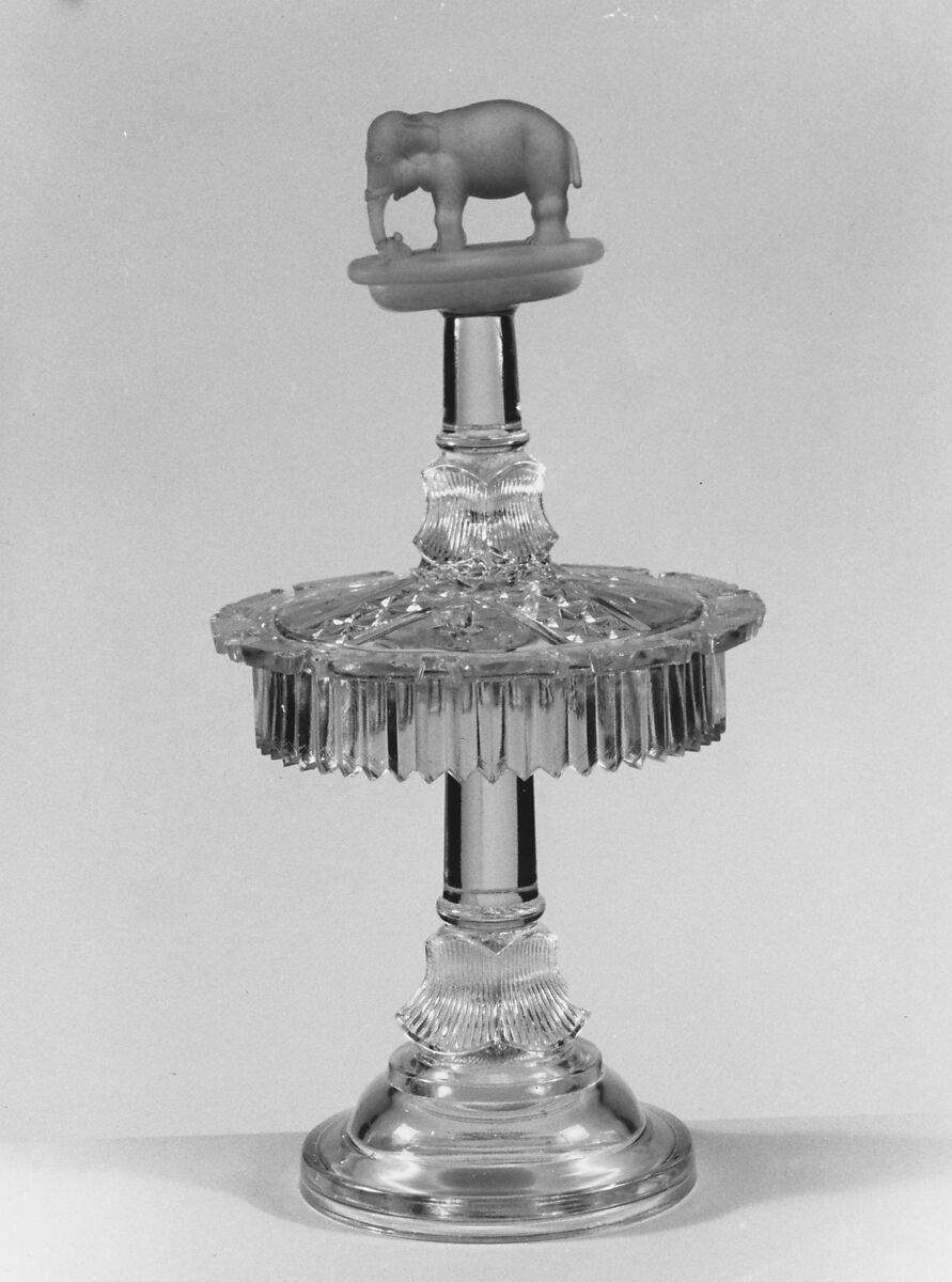 Spoon Rack, Canton Glass Company (ca. 1882–1899), Pressed glass, American 