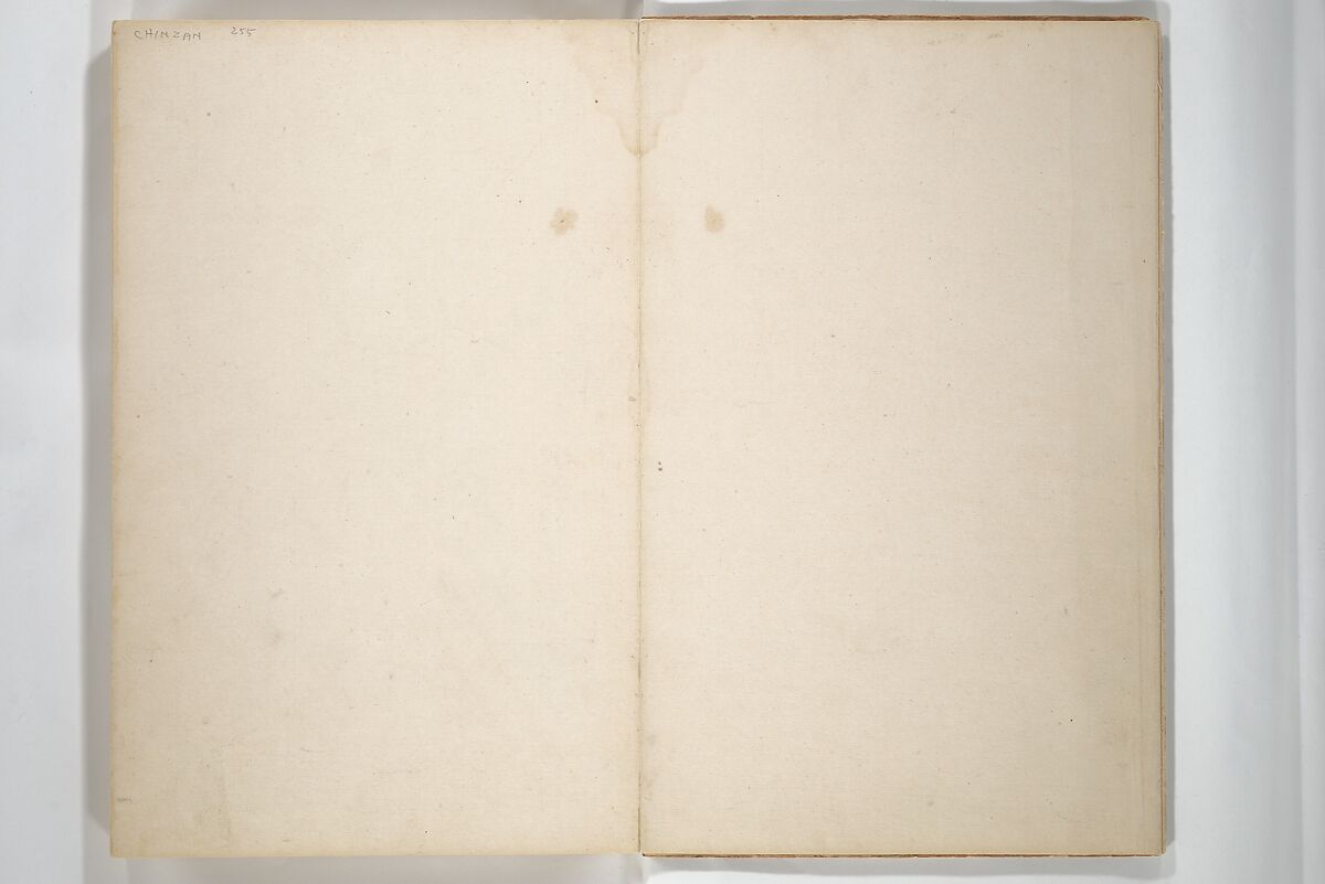 Chinzan Picture Album (Chinzan-ō gafu) 椿山翁畫譜, Tsubaki Chinzan 椿椿山 (Japanese, 1801–1854), Accordion album; ink and color on paper, Japan