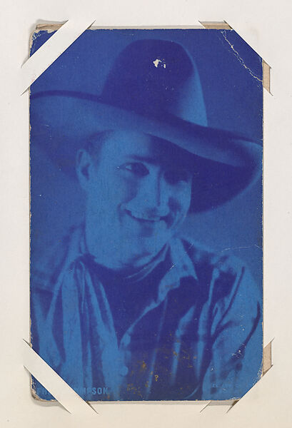 Fred Thompson from Western Stars or Scenes Exhibit Cards series (W412), Exhibit Supply Company, Commercial color photolithograph 