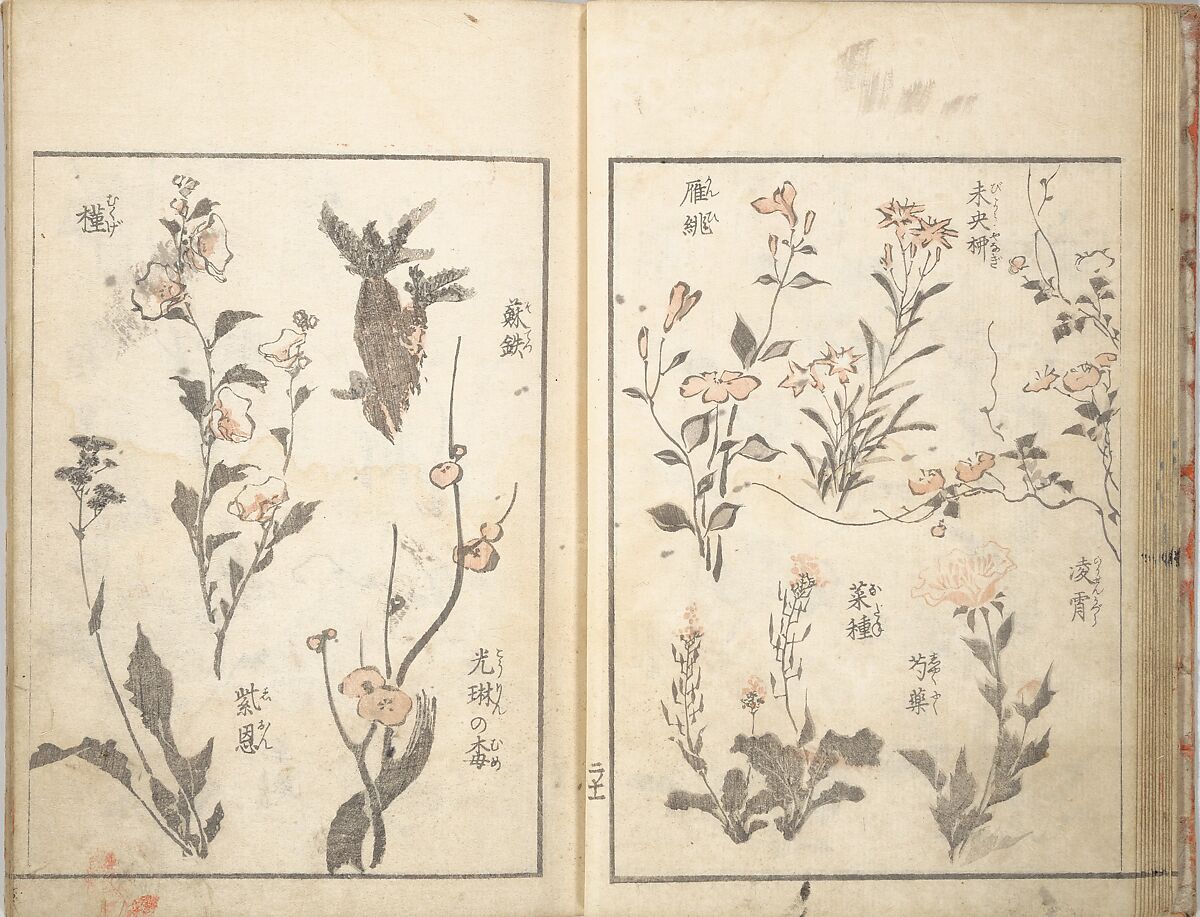 Picture Album of the Floating World (Ukiyo efu) 浮世画譜, Keisai Eisen 渓斎英泉 (Japanese, 1790–1848), Set of three woodblock printed books; ink and color on paper, Japan