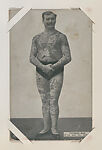 Tatooed Man from Stars Exhibit Cards series (W401), Commercial lithograph