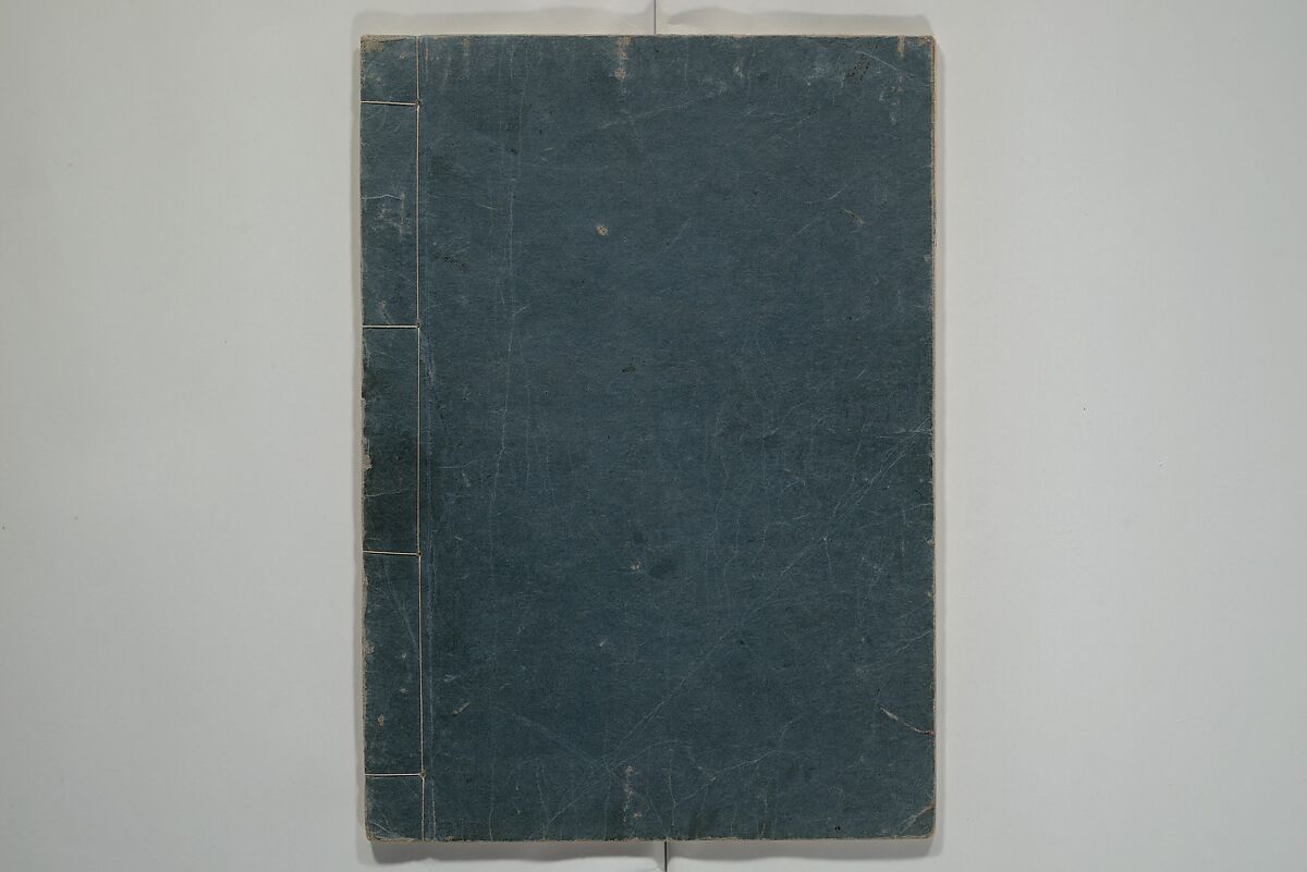 Collection of Kyōka Verse with Portraits of Poets in Famous Numerical Groupings (Kyōka meisū gazō shū) 狂歌名数画像集, Yashima Gakutei 八島岳亭 (Japanese, 1786?–1868), Set of three woodblock printed books; ink and color on paper, Japan