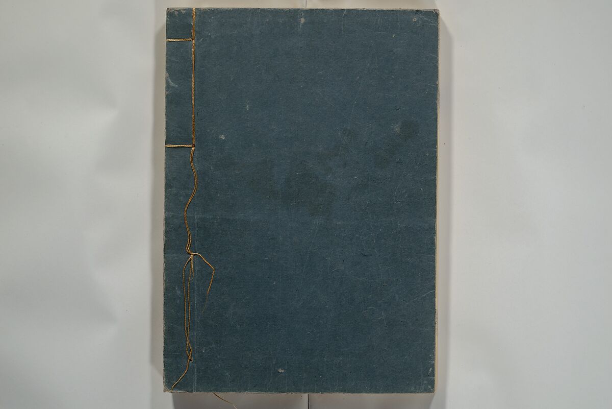 Collection of Kyōka Verse with Portraits of Poets in Famous Numerical Groupings (Kyōka meisū gazō shū) 狂歌名数画像集, Yashima Gakutei 八島岳亭 (Japanese, 1786?–1868), Set of three woodblock printed books; ink and color on paper, Japan