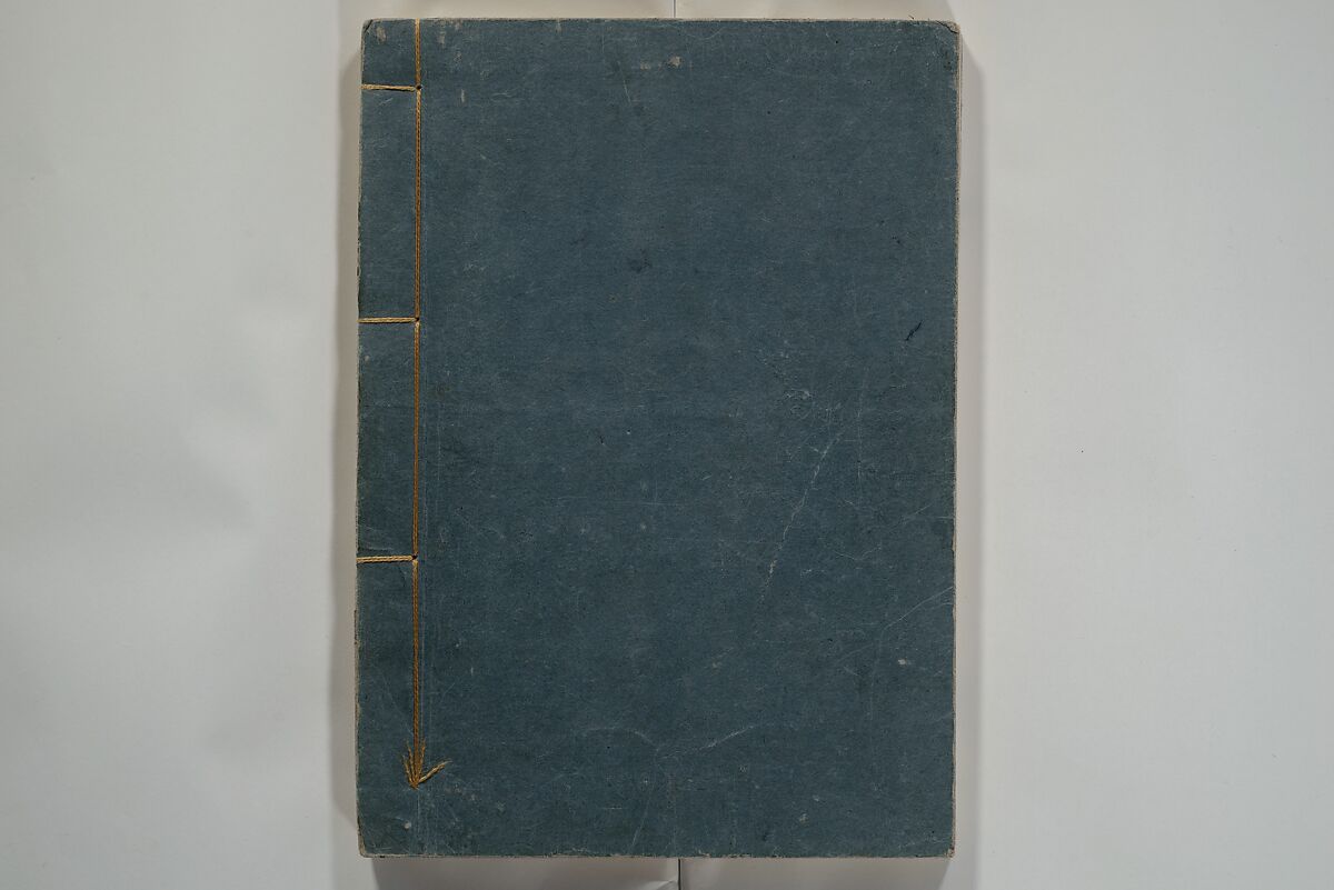 Collection of Kyōka Verse with Portraits of Poets in Famous Numerical Groupings (Kyōka meisū gazō shū) 狂歌名数画像集, Yashima Gakutei 八島岳亭 (Japanese, 1786?–1868), Set of three woodblock printed books; ink and color on paper, Japan