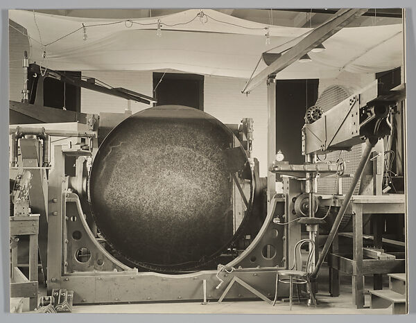 Mirror for Mount Wilson Observatory Telescope, George W. Ritchey (American, Tuppers Plains, Ohio 1864–1945 Azusa, California), Gelatin silver print 