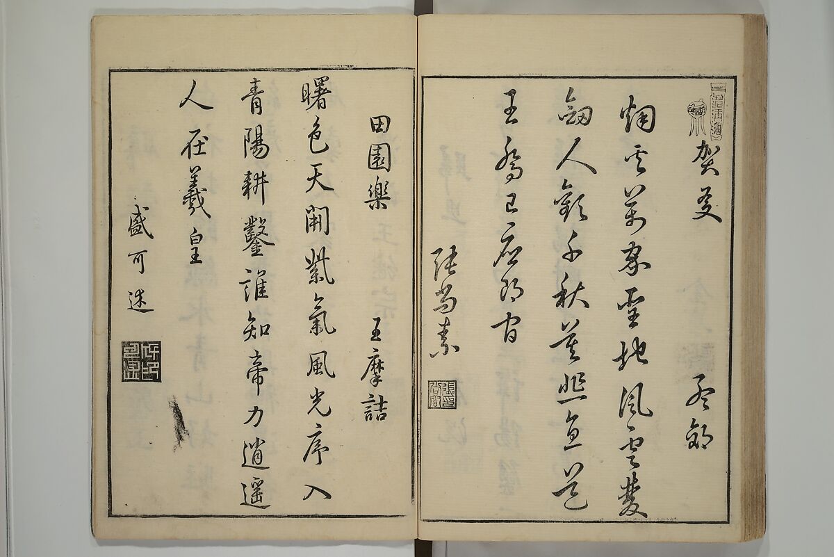 Primer on Eight Varieties of Painting (Hasshu gafu) 八集画譜, Unidentified Artists, Japanese, Set of five woodblock printed books; ink on paper, Japan