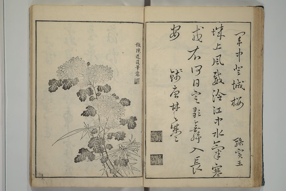 Primer on Eight Varieties of Painting (Hasshu gafu) 八集画譜, Unidentified Artists, Japanese, Set of five woodblock printed books; ink on paper, Japan