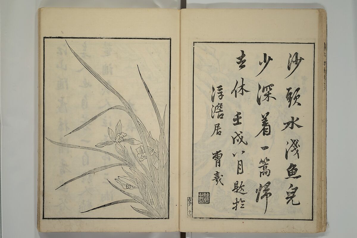 Primer on Eight Varieties of Painting (Hasshu gafu) 八集画譜, Unidentified Artists, Japanese, Set of five woodblock printed books; ink on paper, Japan