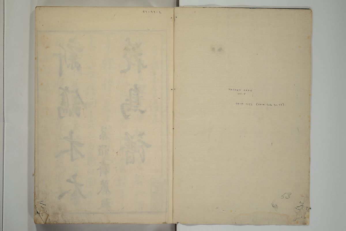 Primer on Eight Varieties of Painting (Hasshu gafu) 八集画譜, Unidentified Artists, Japanese, Set of five woodblock printed books; ink on paper, Japan
