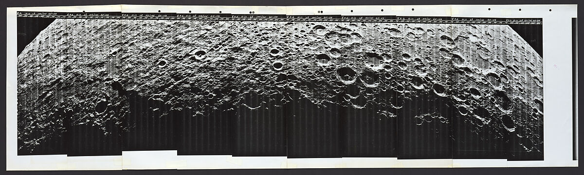 Lunar Panorama #158, National Aeronautics and Space Administration (NASA), Gelatin silver prints 