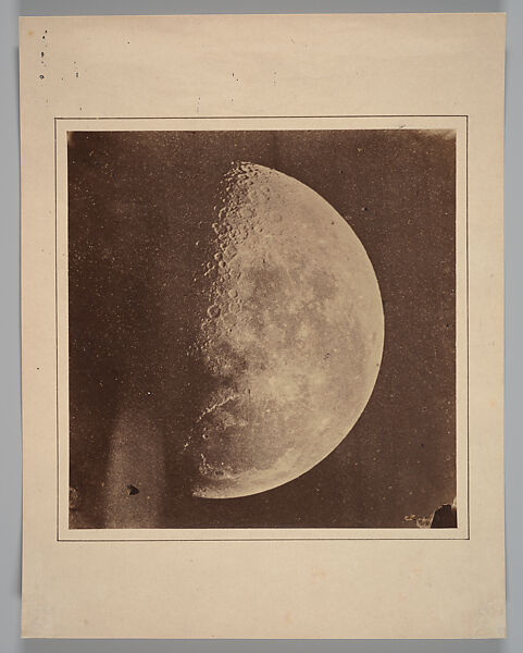 The Moon, Warren de la Rue (British, Guernsey Island 1815–1889 London), Albumen silver print 