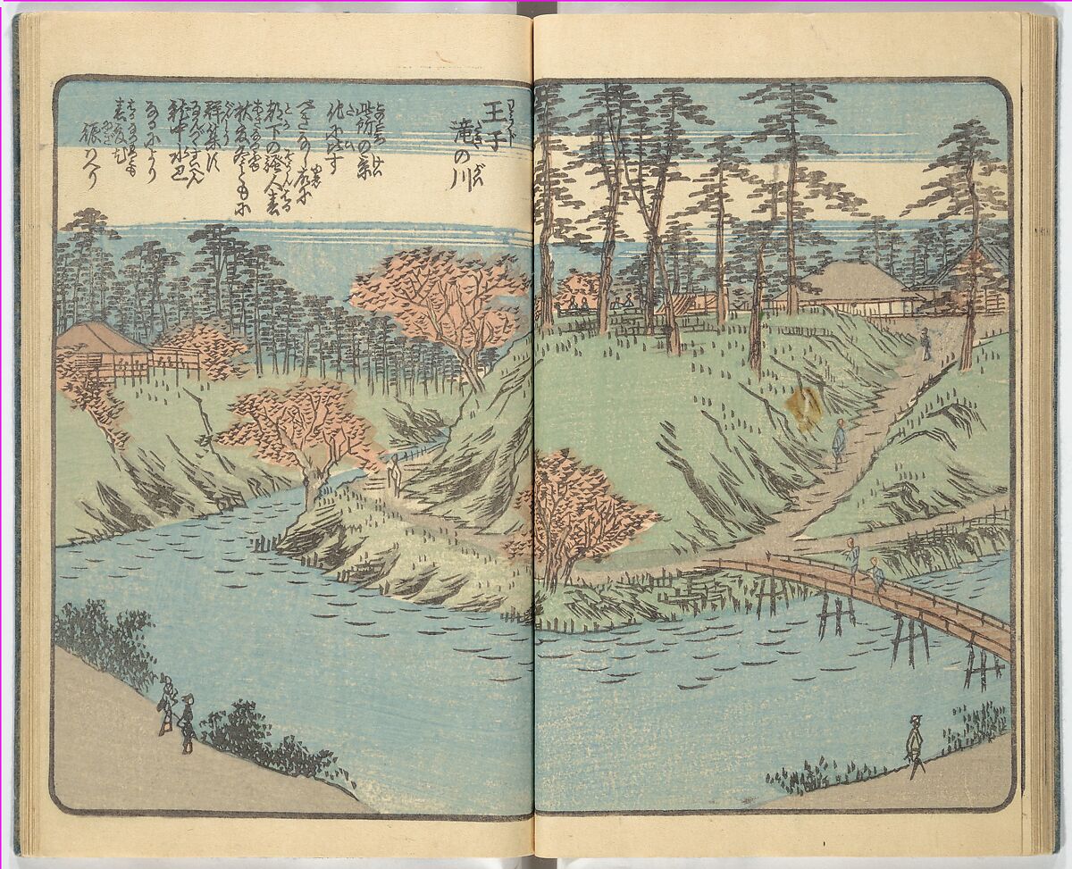 Picture Book of the Souvenirs of Edo (Ehon Edo miyage) 絵本江戸土産, Utagawa Hiroshige (Japanese, Tokyo (Edo) 1797–1858 Tokyo (Edo)), Set of ten woodblock printed books; ink and color on paper, Japan