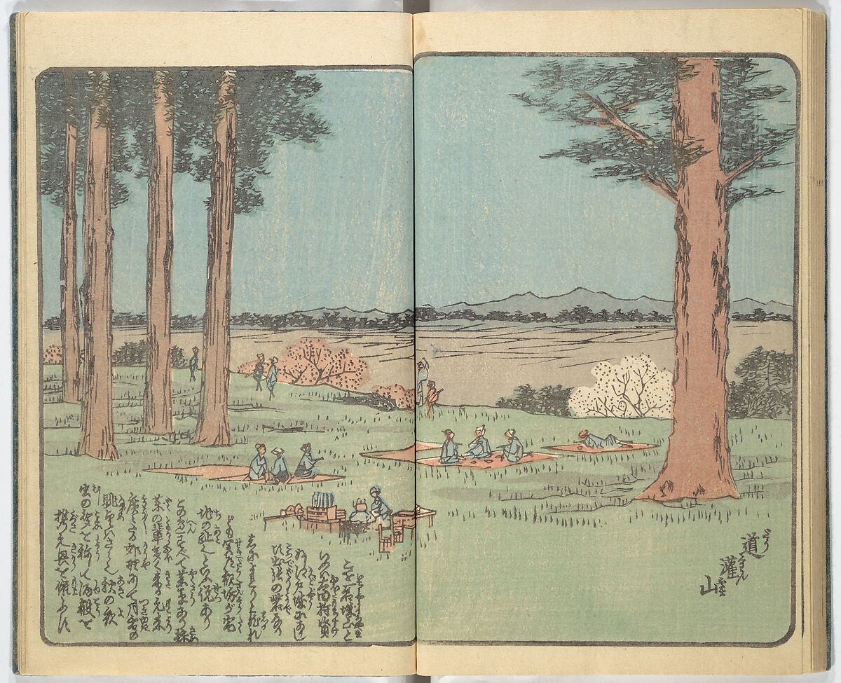 Picture Book of the Souvenirs of Edo (Ehon Edo miyage) 絵本江戸土産, Utagawa Hiroshige (Japanese, Tokyo (Edo) 1797–1858 Tokyo (Edo)), Set of ten woodblock printed books; ink and color on paper, Japan
