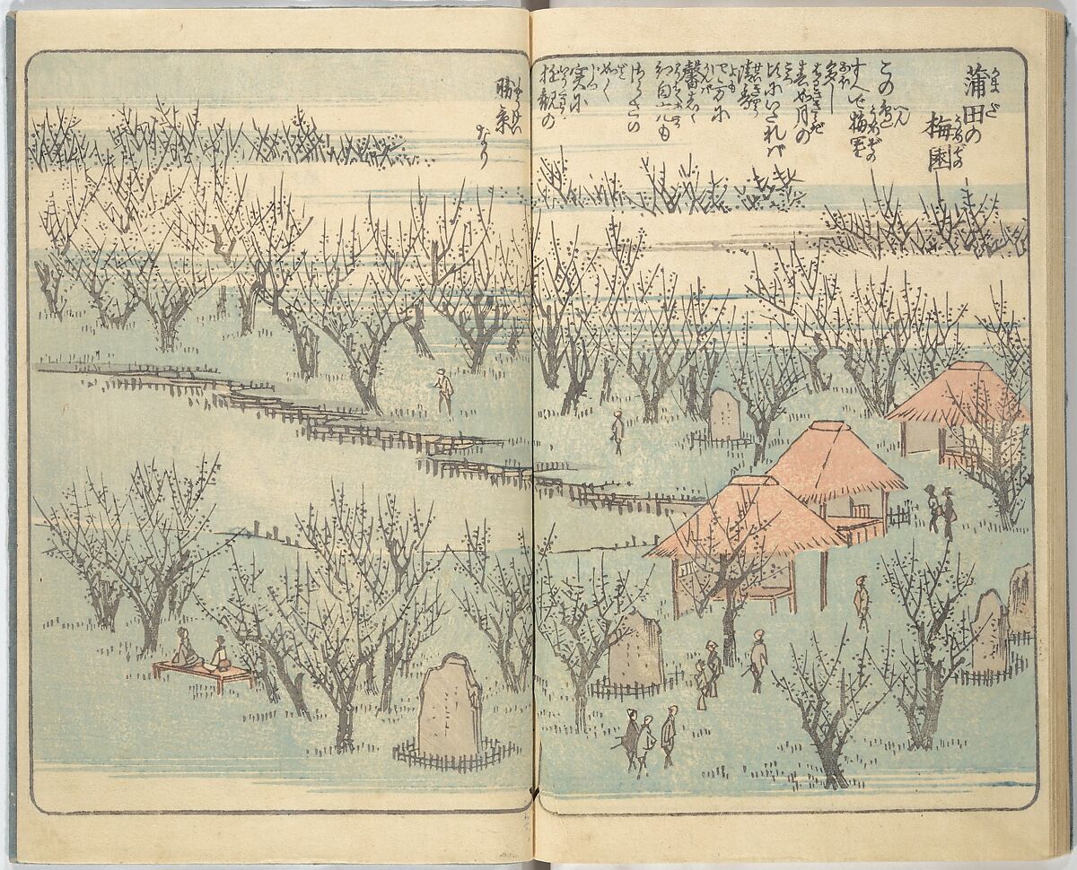 Picture Book of the Souvenirs of Edo (Ehon Edo miyage) 絵本江戸土産, Utagawa Hiroshige (Japanese, Tokyo (Edo) 1797–1858 Tokyo (Edo)), Set of ten woodblock printed books; ink and color on paper, Japan