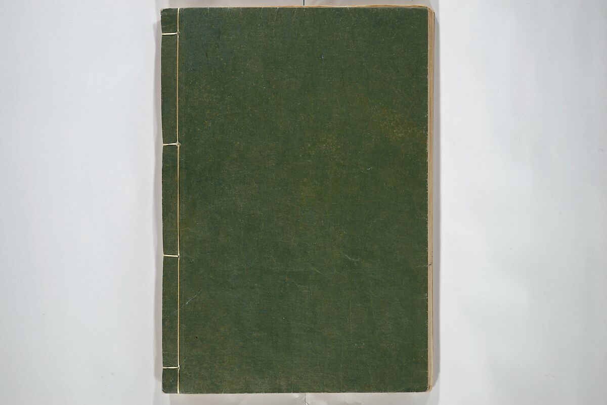 Picture Album of People with Kyōka (Light Verse) (Kyōka shiki jinbutsu) 狂歌四季人物, Utagawa Hiroshige 歌川広重 (Japanese, Tokyo (Edo) 1797–1858 Tokyo (Edo)), Woodblock printed book; ink and color on paper, Japan