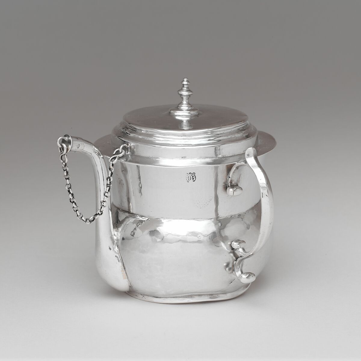 Spout Cup, Jacob Boelen (ca. 1657–1729), Silver, American 