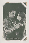 Zerelda Mimm's tells Jesse James that She is Willing to Face with Him the Perils of Outlaw from Western Stars or Scenes Exhibit Cards series (W412), Exhibit Supply Company  American, Commercial color photolithograph