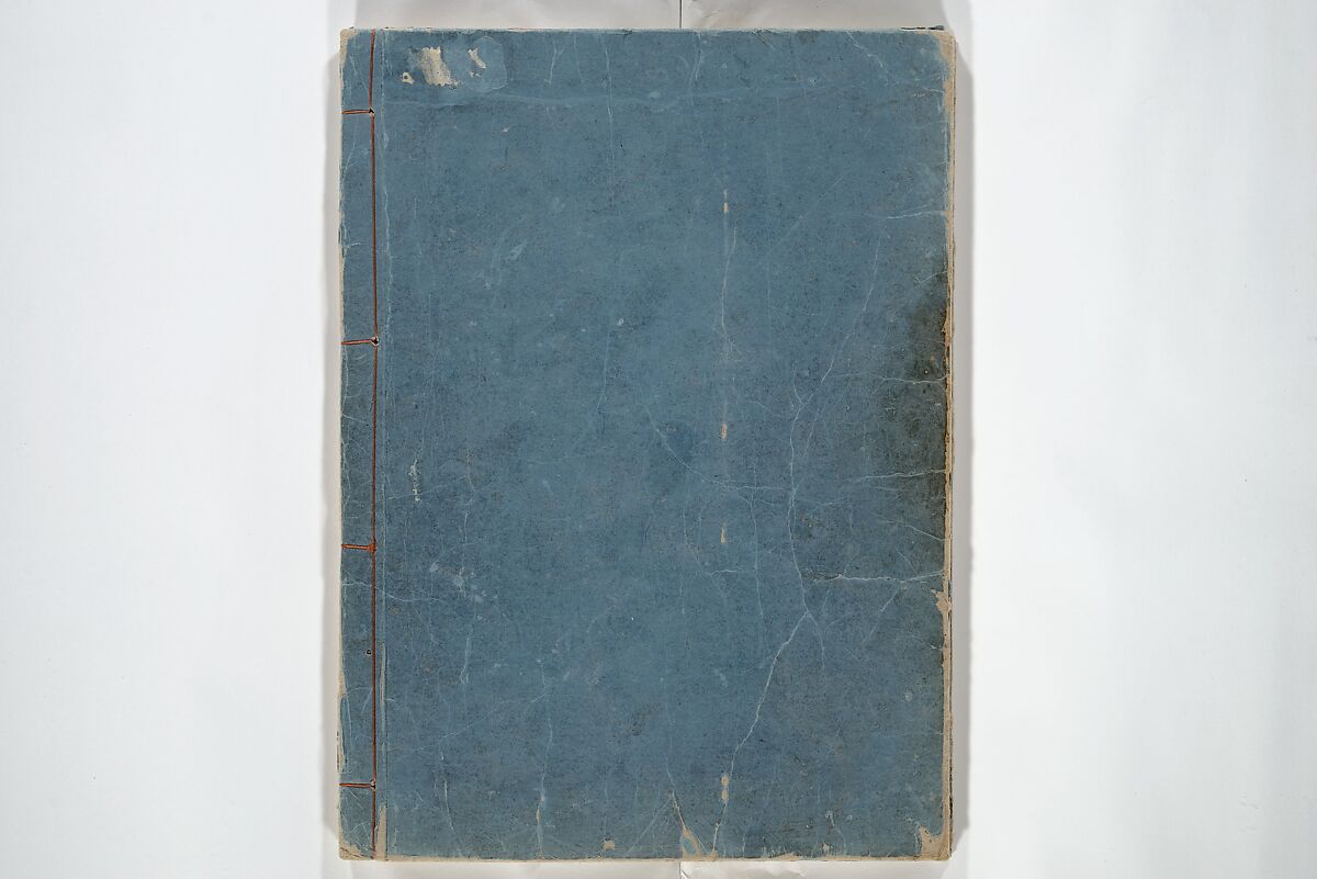 Traces of Kenzan's Brush (Kenzan iboku) 乾山遺墨, Woodblock printed book; ink and color on paper, Japan