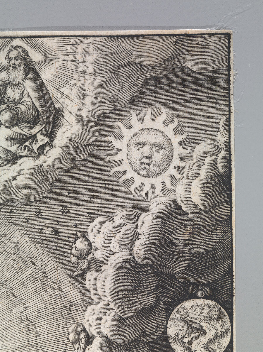 The Virgin with the Symbols of the Lauretanian Litany, Hieronymus (Jerome) Wierix (Netherlandish, ca. 1553–1619 Antwerp), Engraving; second state of two