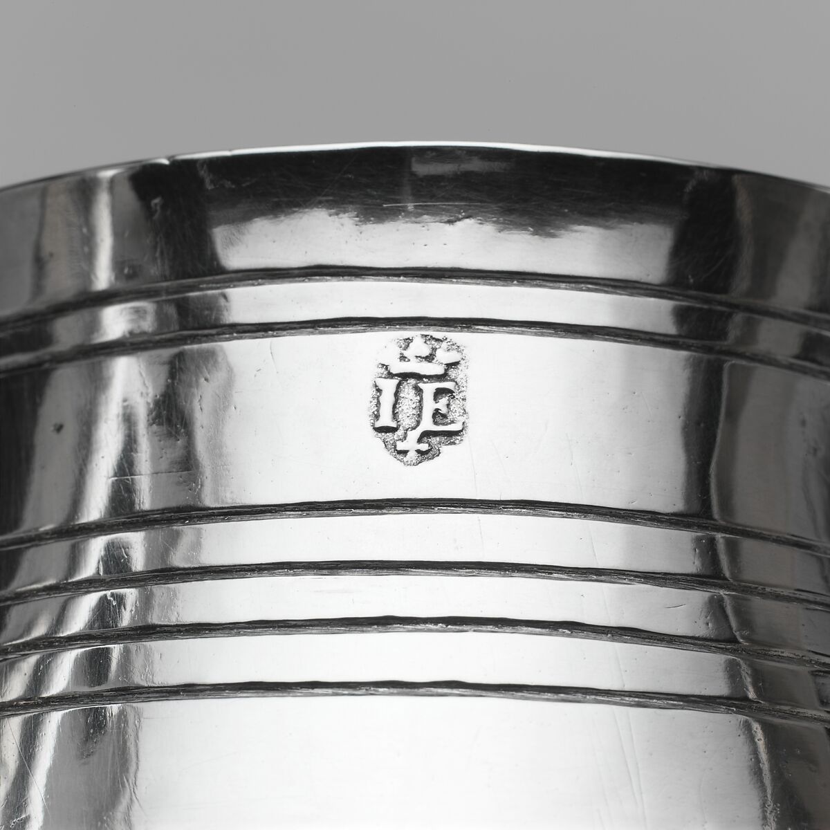 Spout Cup, John Edwards (ca. 1671–1746), Silver, American