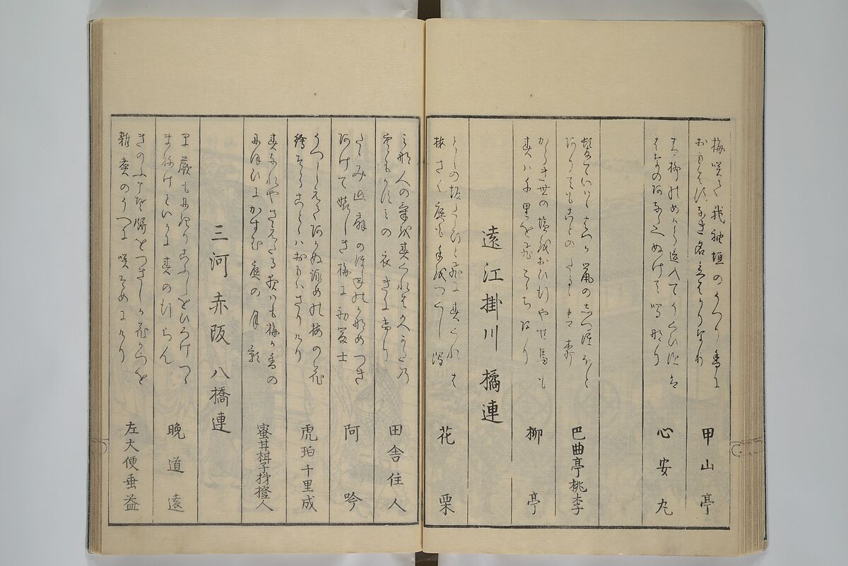 Picture Book of the Pleasures of the East (Ehon azuma asobi) 画本東都遊, Katsushika Hokusai 葛飾北斎 (Japanese, Tokyo (Edo) 1760–1849 Tokyo (Edo)), Woodblock printed book; ink on paper, Japan