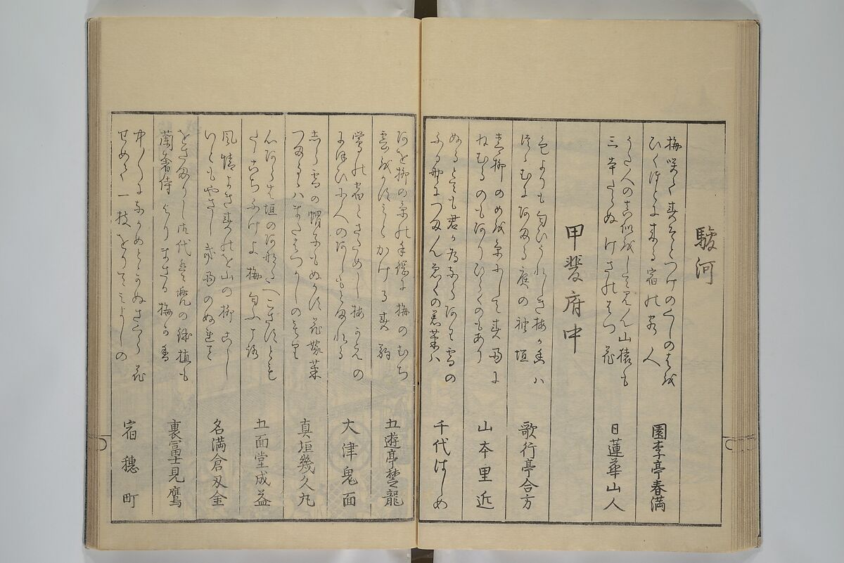 Picture Book of the Pleasures of the East (Ehon azuma asobi) 画本東都遊, Katsushika Hokusai 葛飾北斎 (Japanese, Tokyo (Edo) 1760–1849 Tokyo (Edo)), Woodblock printed book; ink on paper, Japan