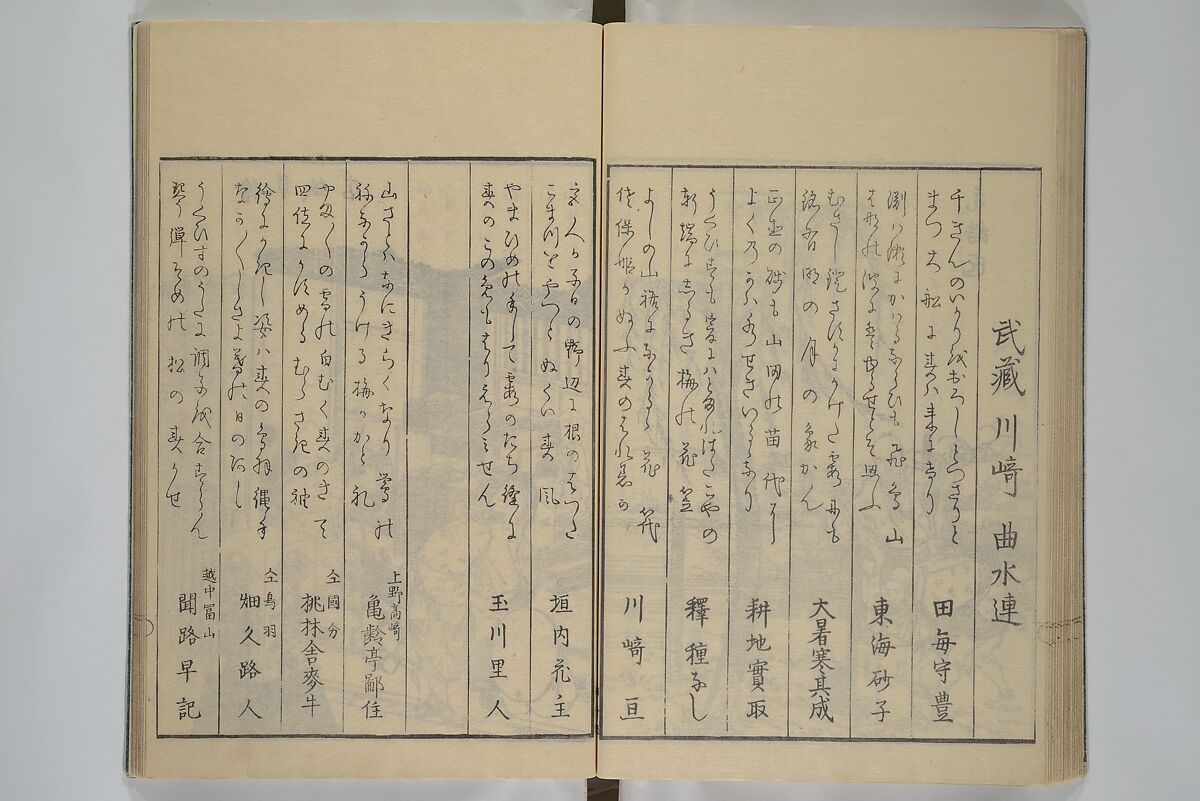 Picture Book of the Pleasures of the East (Ehon azuma asobi) 画本東都遊, Katsushika Hokusai 葛飾北斎 (Japanese, Tokyo (Edo) 1760–1849 Tokyo (Edo)), Woodblock printed book; ink on paper, Japan