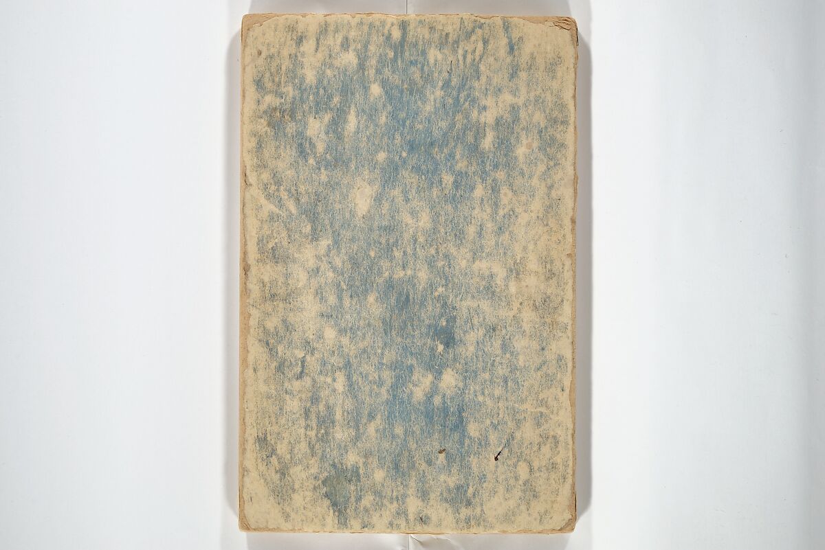 Album of Flowers and the Moon (Kagetsu jō) 花月帖, Mori Tetsuzan 森徹山 (Japanese, 1775–1841), Woodblock printed book (orihon, accordion-style); ink and color on paper, Japan