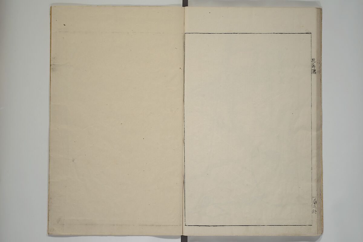 The Mustard Seed Garden Painting Manua} 芥子園畫傳, Wang Gai 王槩 (Chinese, 1645–1710), Set of two woodblock printed books; ink and color on paper, Japan