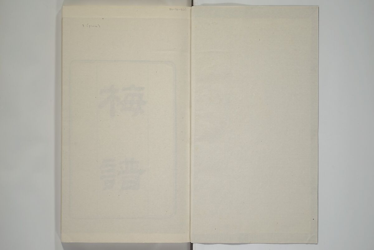 Part 2 from The Mustard Seed Garden Painting Manual (3rd Chinese edition)  芥子園畫傳, Wang Gai 王槩 (Chinese, 1645–1710), Set of four woodblock printed books; ink and color on paper, China