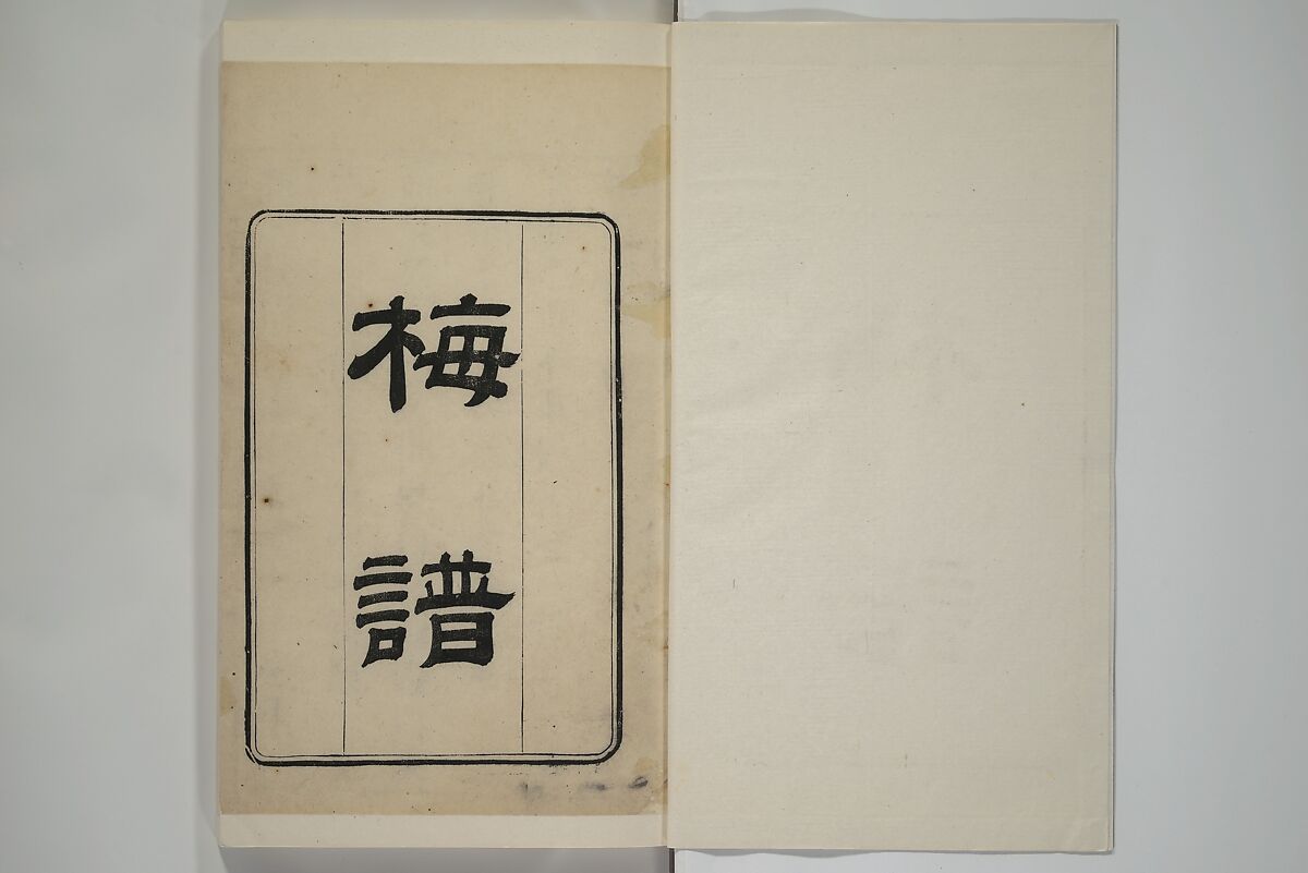 Part 2 from The Mustard Seed Garden Painting Manual (3rd Chinese edition)  芥子園畫傳, Wang Gai 王槩 (Chinese, 1645–1710), Set of four woodblock printed books; ink and color on paper, China